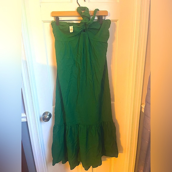 aerie Dresses & Skirts - Aerie Hunter Green Summer Maxi Dress